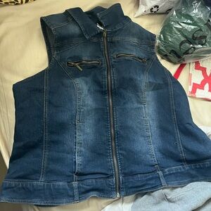 Denim vest